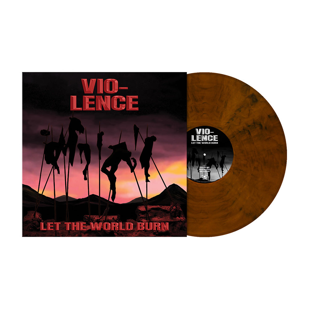 Vio-Lence (Let the World Burn) Ochre Brown Marbled Vinyl