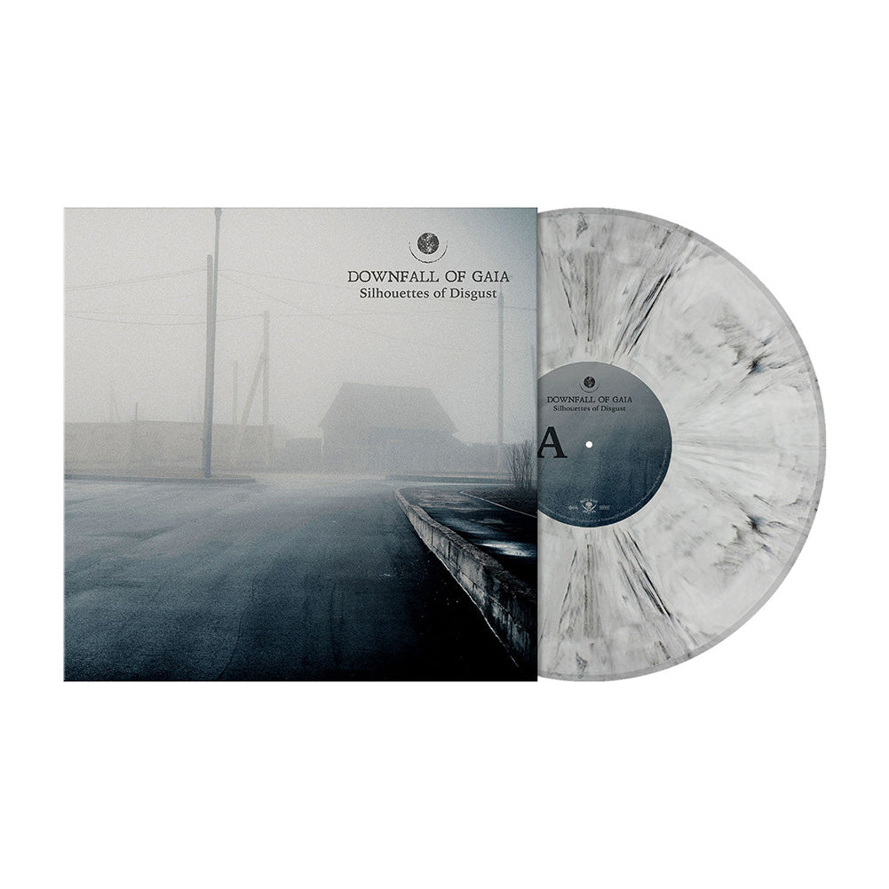 Downfall of Gaia (Silhouettes of Disgust) White/Black Vinyl