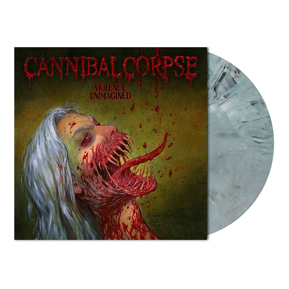 Cannibal Corpse (Violence Unimagined) Silver-Gray Blue Marbled Vinyl