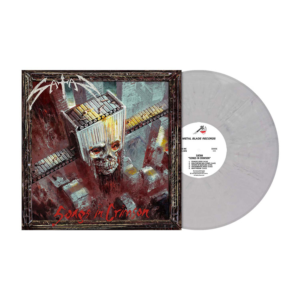 Satan (Songs in Crimson) Steel Grey Marbled Vinyl