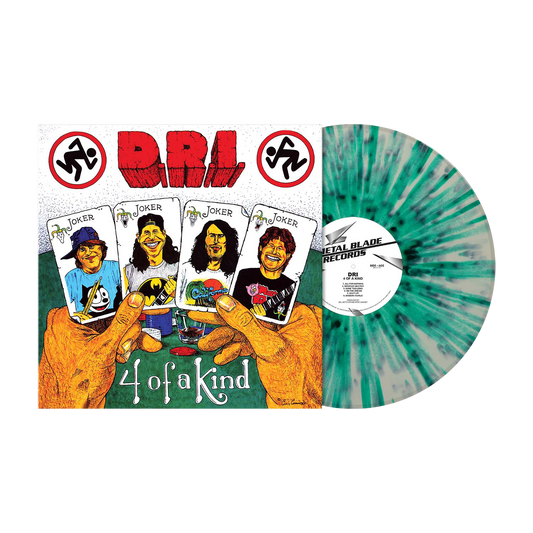 D.R.I. (Four of a Kind) White/Green Splatter Vinyl