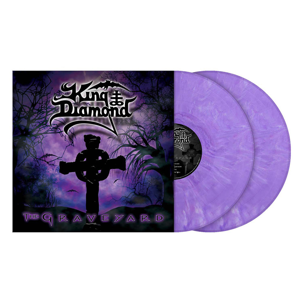 King Diamond (The Graveyard) 2xPurple Red White Marbled Vinyl