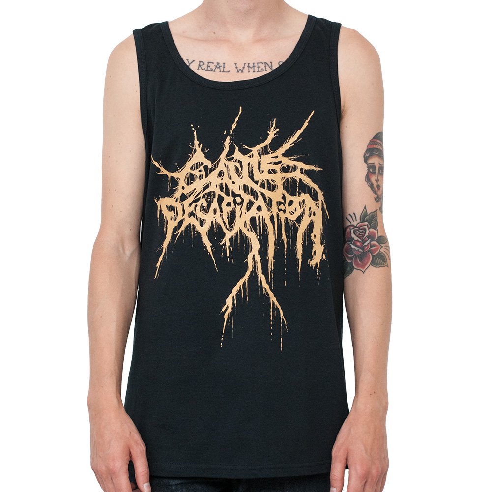 Cattle Decapitation (Logo Gold) Tank Top 2X