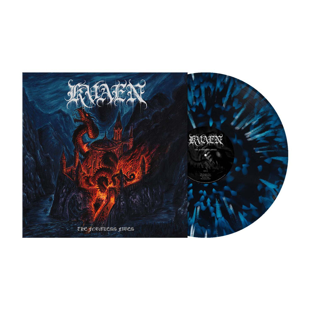 Kvaen (The Formless Fires) Blue Black & White Splatter Vinyl