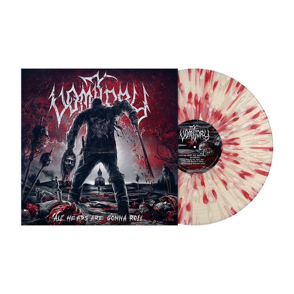 Vomitory (All Heads Are Gonna Roll) Clear/Red/White Vinyl