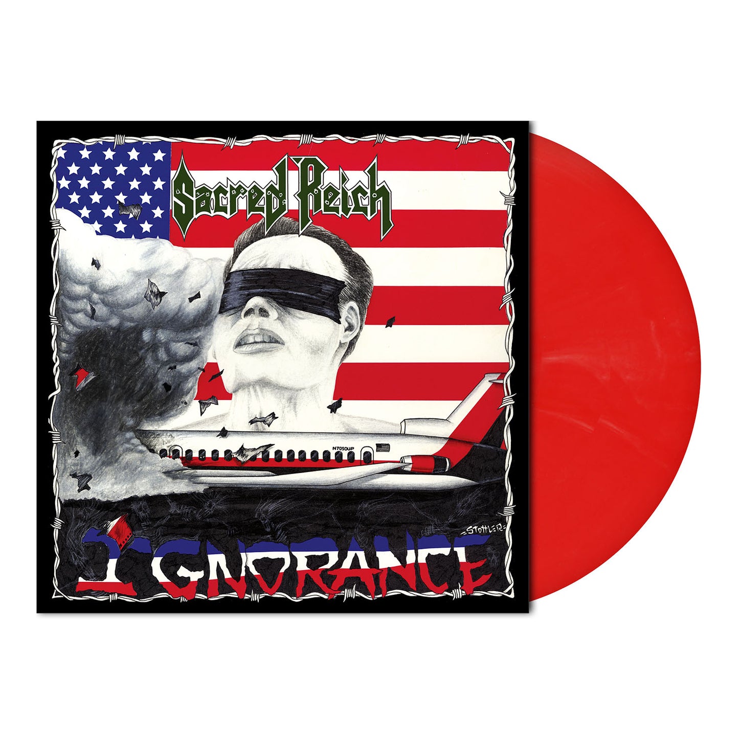 Sacred Reich (Ignorance) Red/White Marbled Vinyl