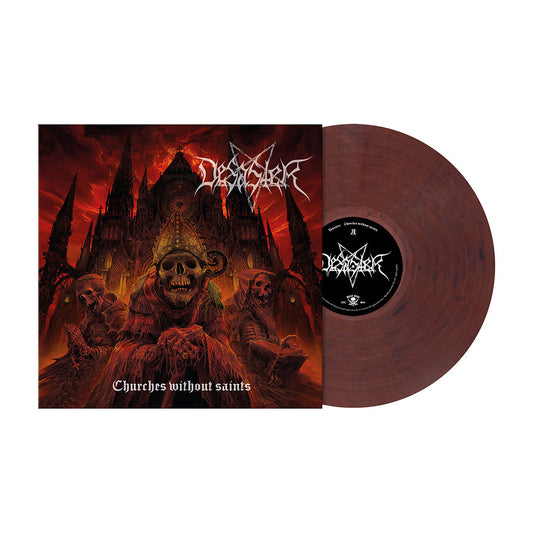 Desaster (Churches Without Saints) Clear Dark Rose Marbled Vinyl