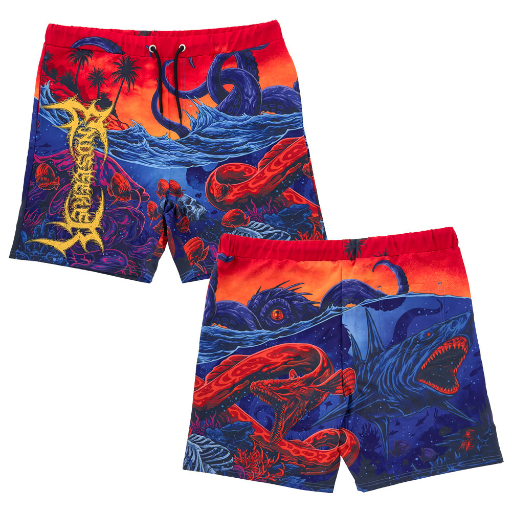 Endseeker (Kraken) Board Shorts 3X