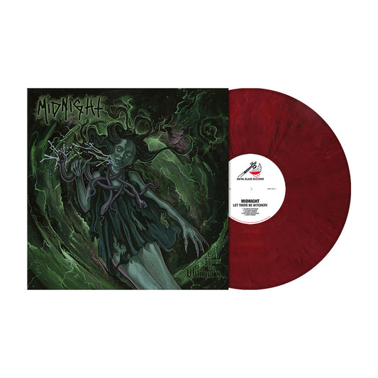 Midnight (Let There Be Witchery) Wine Red Marbled Vinyl