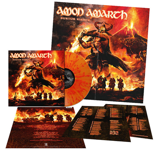 Amon Amarth (Surtur Rising) Flame Splatter Vinyl