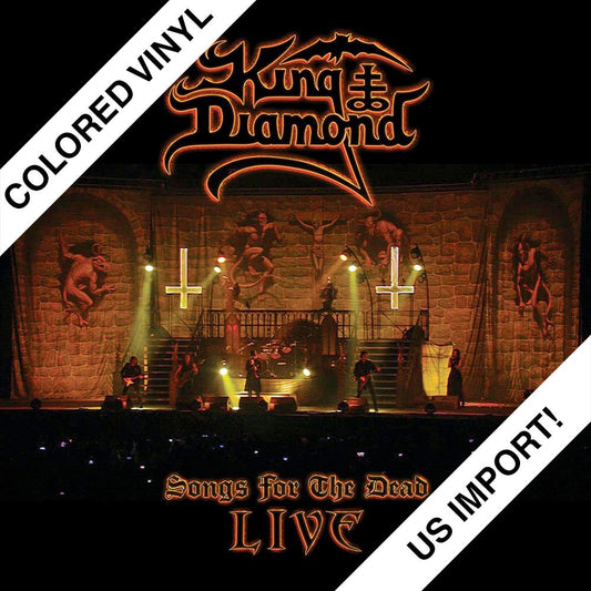 King Diamond (Songs For The Dead Live) 2xClear/Light Salmon Marbled Vinyl