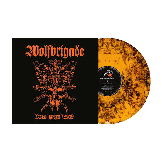 Wolfbrigade (Life Knife Death) Orange/Black Dust Vinyl