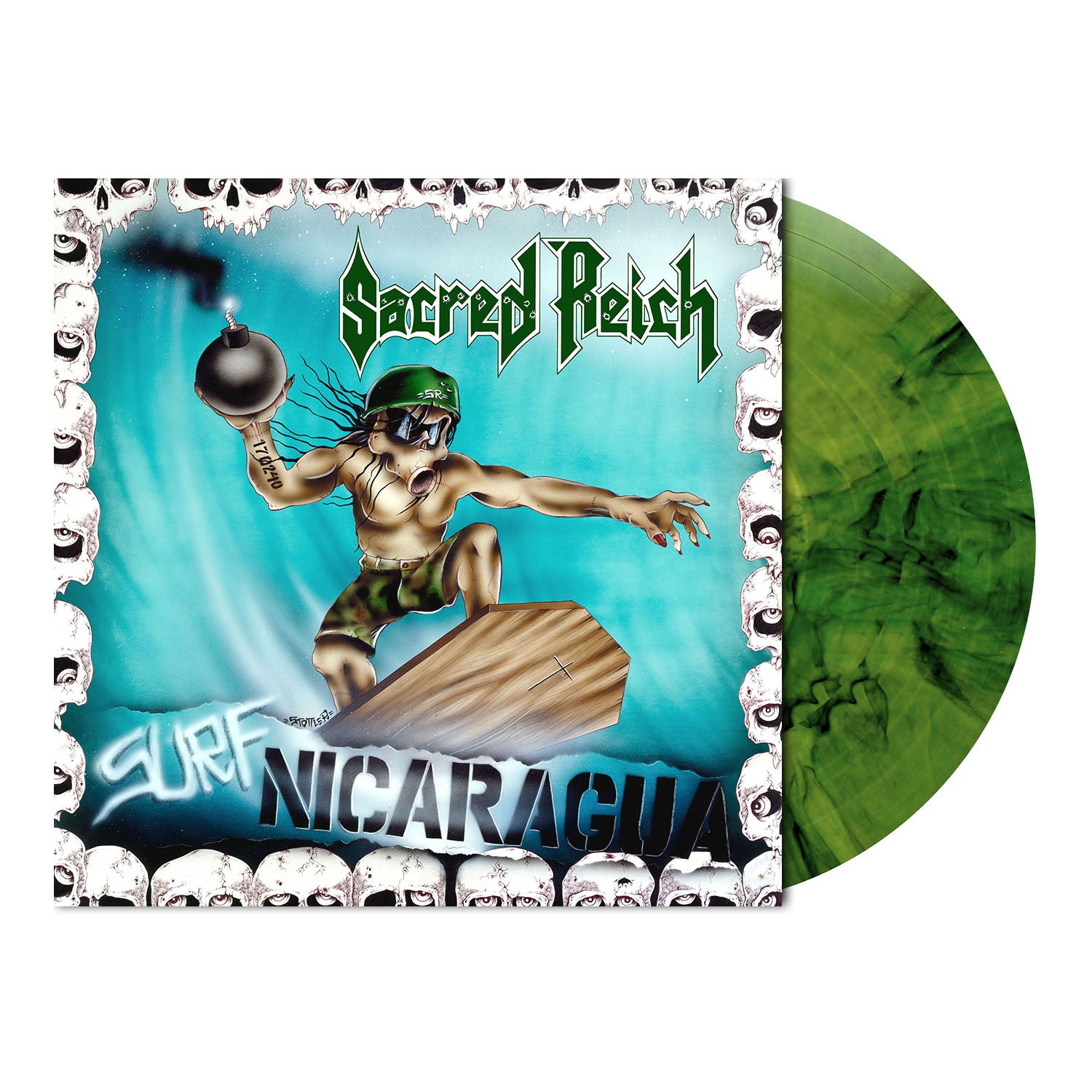 Sacred Reich (Surf Nicaragua) Camouflage Marbled Vinyl