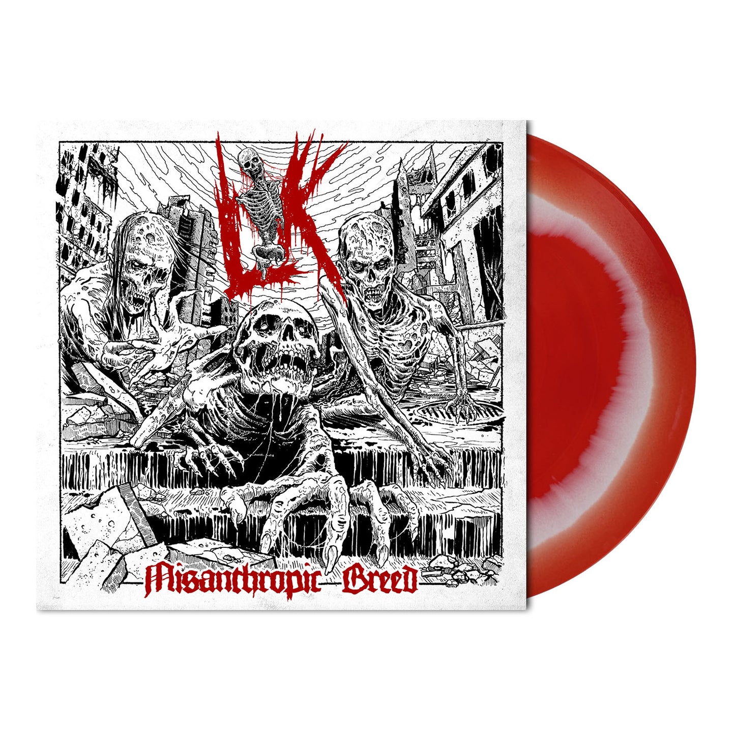 Lik (Misanthropic Breed) Red/White Melt Vinyl