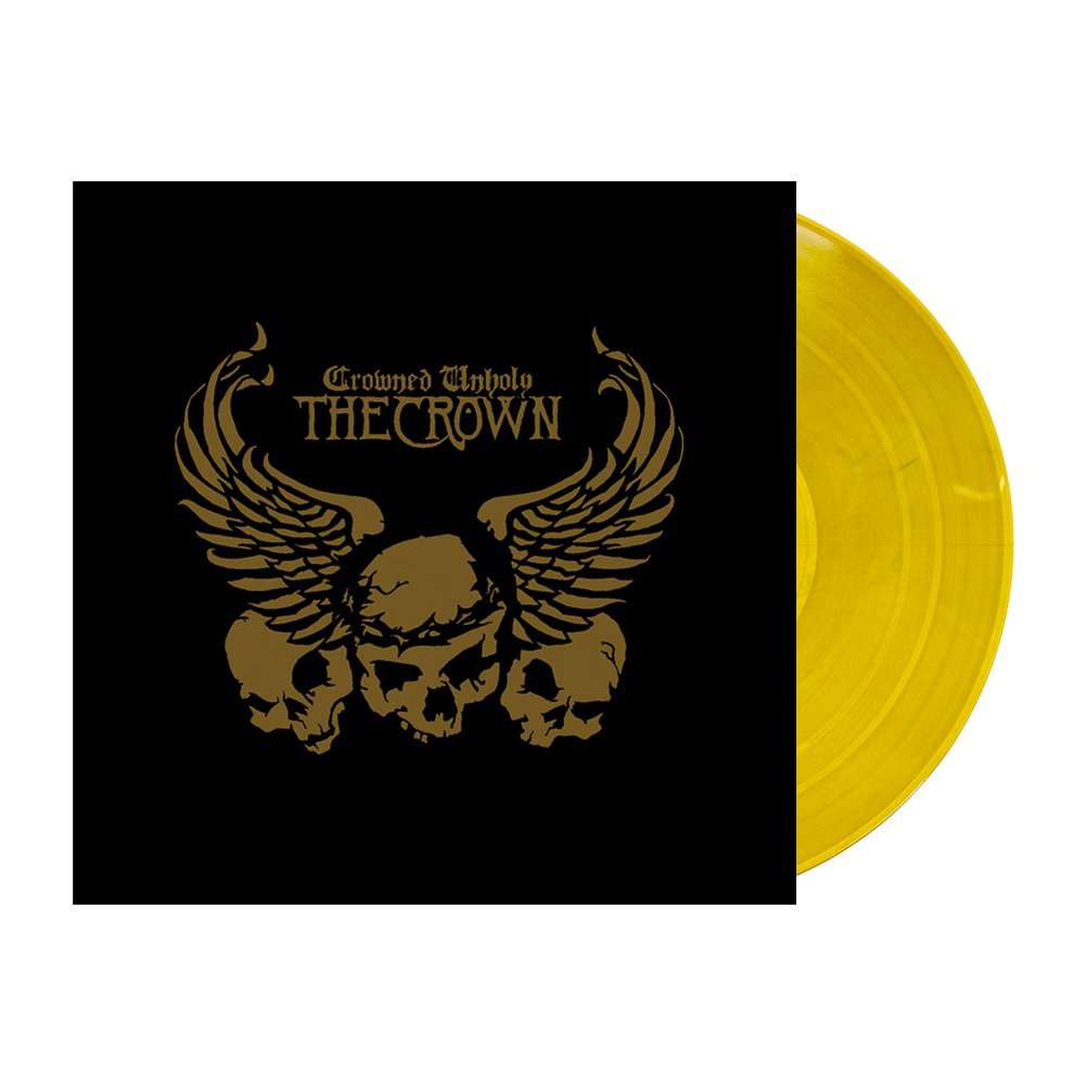 The Crown (Crowned Unholy) Clear Old Gold Marbled Vinyl