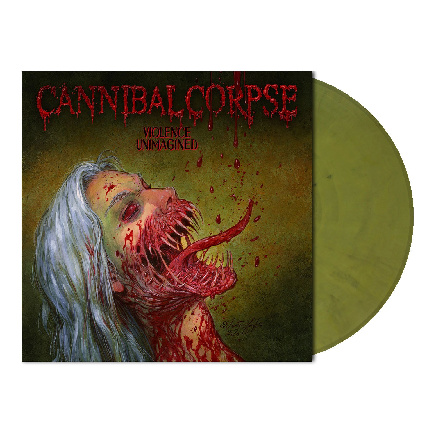 Cannibal Corpse (Violence Unimagined) Pot-Green Marbled Vinyl