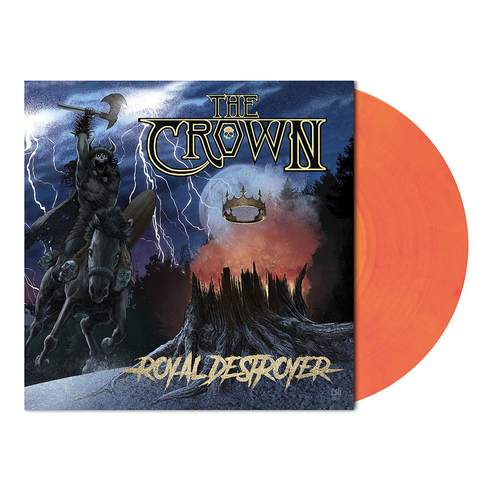 The Crown (Royal Destroyer) Red-Hot Orange Marbled Vinyl