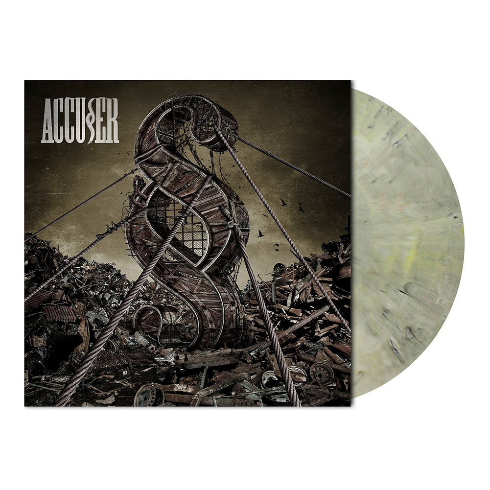 Accuser (Accuser) Ivory Beige Grey Marbled Vinyl