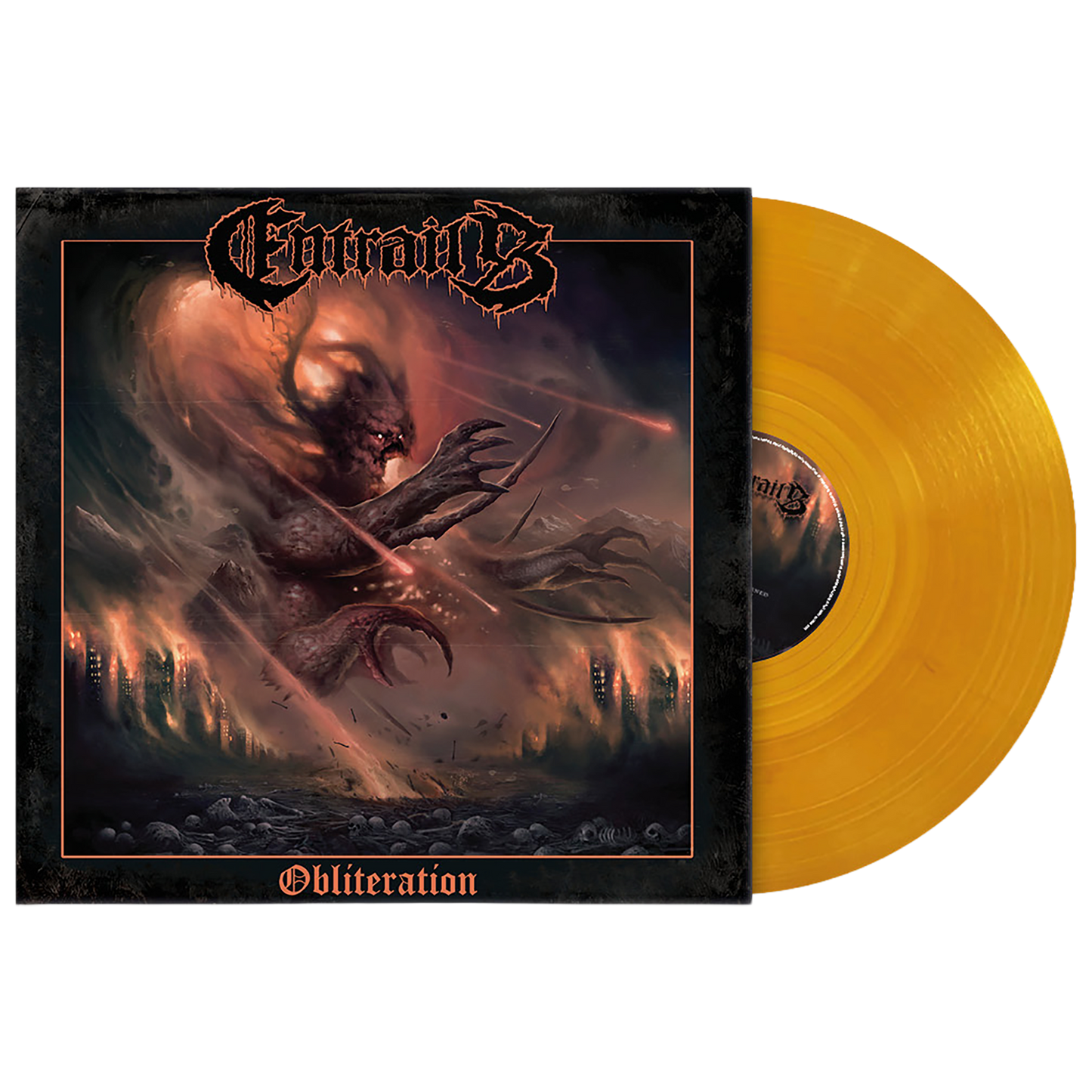 Entrails (Obliteration) Orange Crystal Vinyl