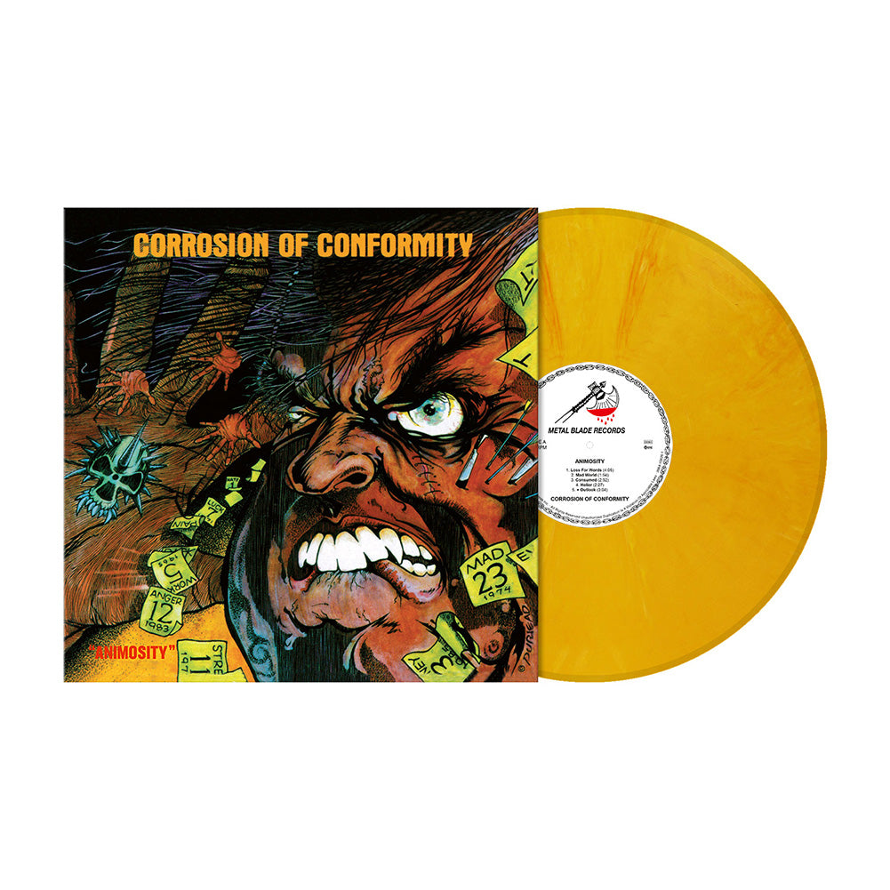 Corrosion of Conformity (Animosity) Yellow Orange Vinyl