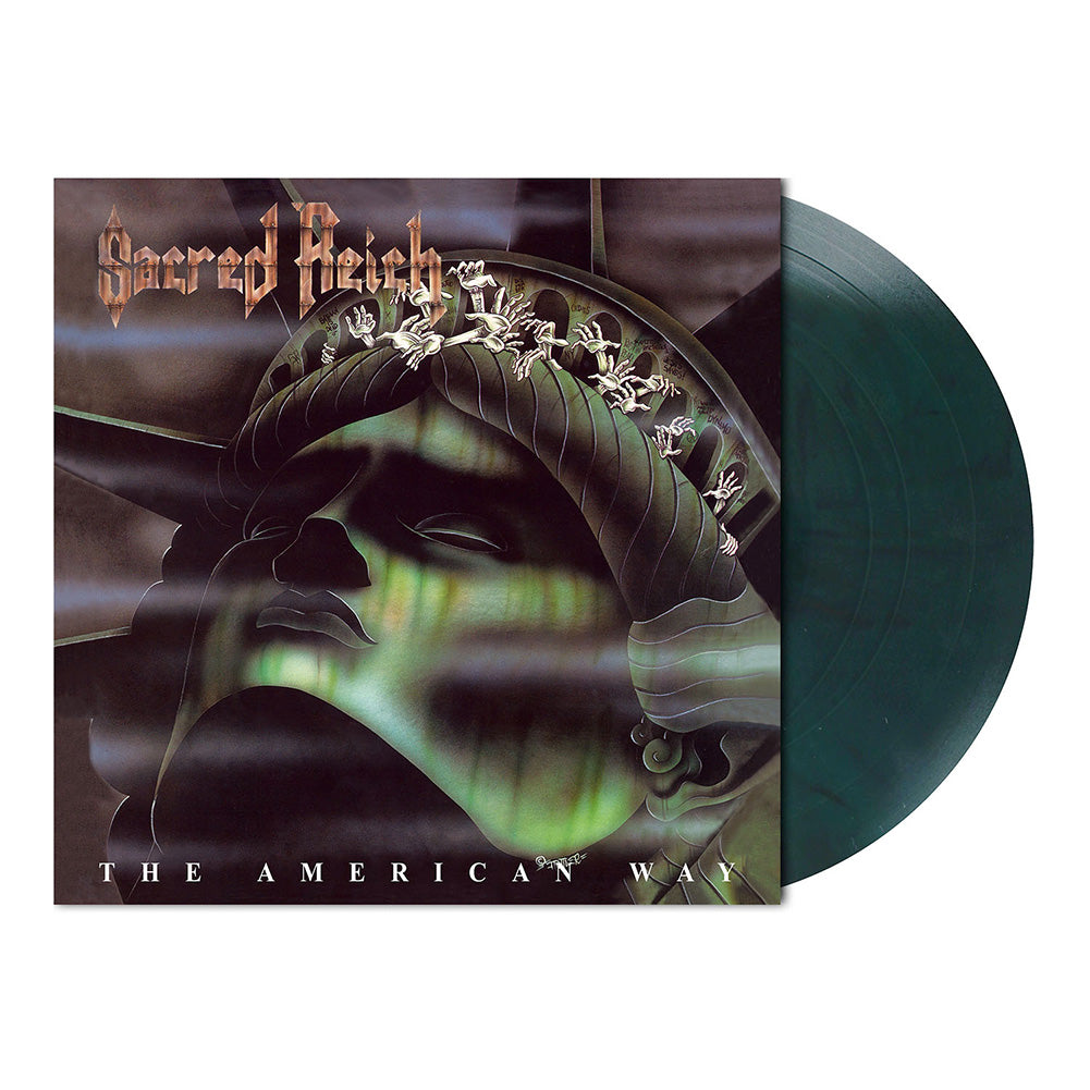 Sacred Reich (The American Way) Green/Black Marbled Vinyl