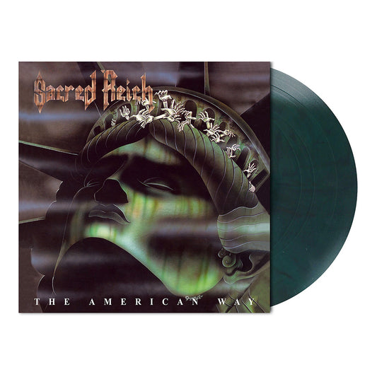 Sacred Reich (The American Way) Green/Black Marbled Vinyl