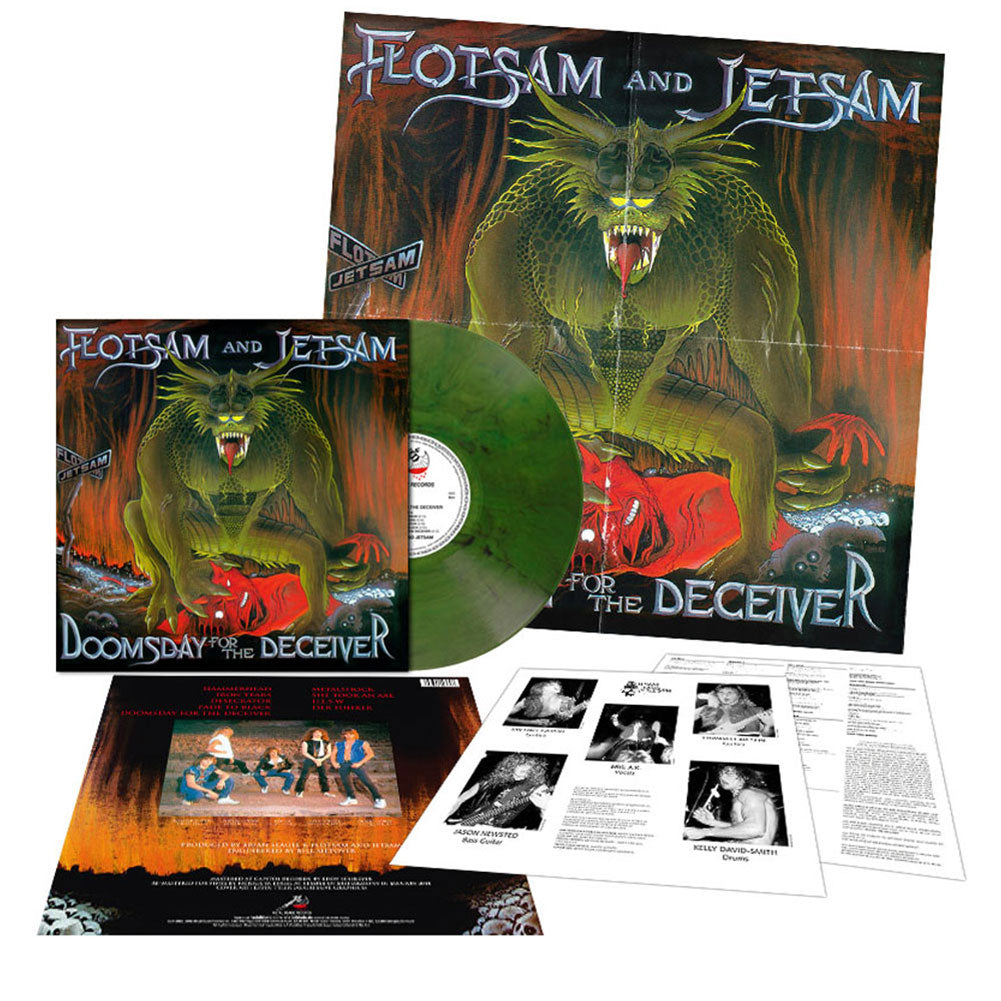 Flotsam & Jetsam (Doomsday For The Deceiver) Canabis Green Marbled Vinyl