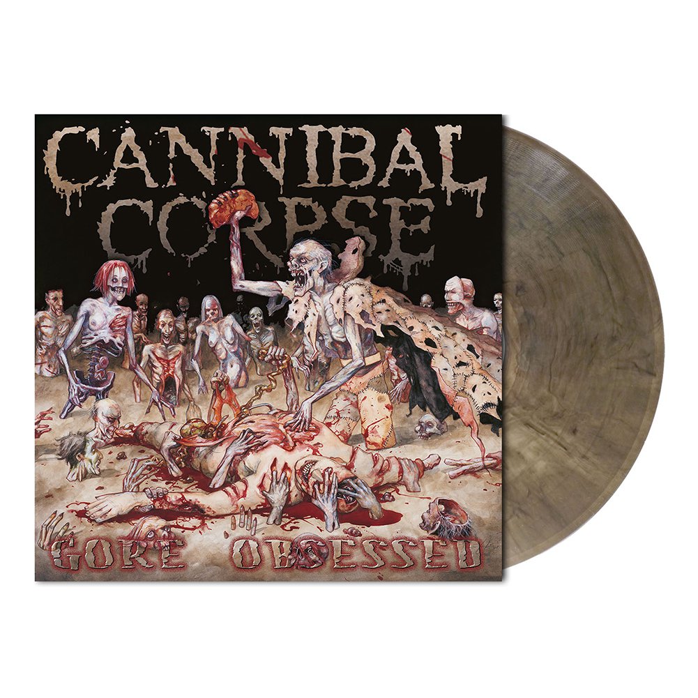 Cannibal Corpse (Gore Obsessed) Clear Grey/Brown Marbled Vinyl