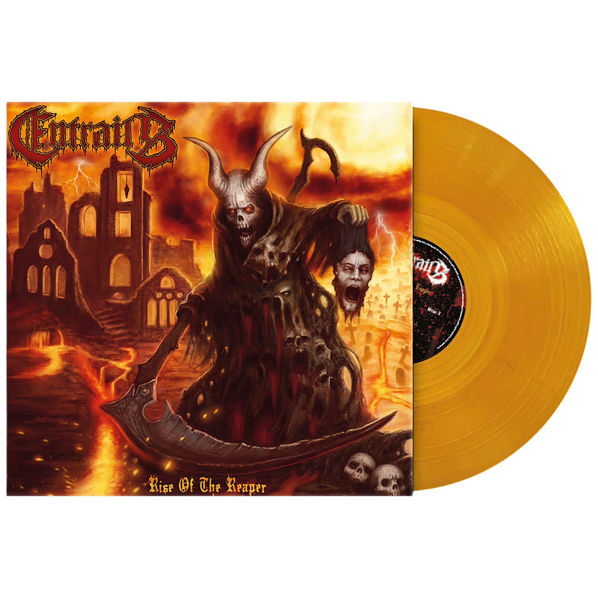 Entrails (Rise Of The Reaper) Orange Crystal Vinyl