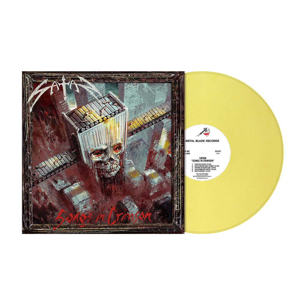 Satan (Songs in Crimson) Pale Yellow Marbled Vinyl