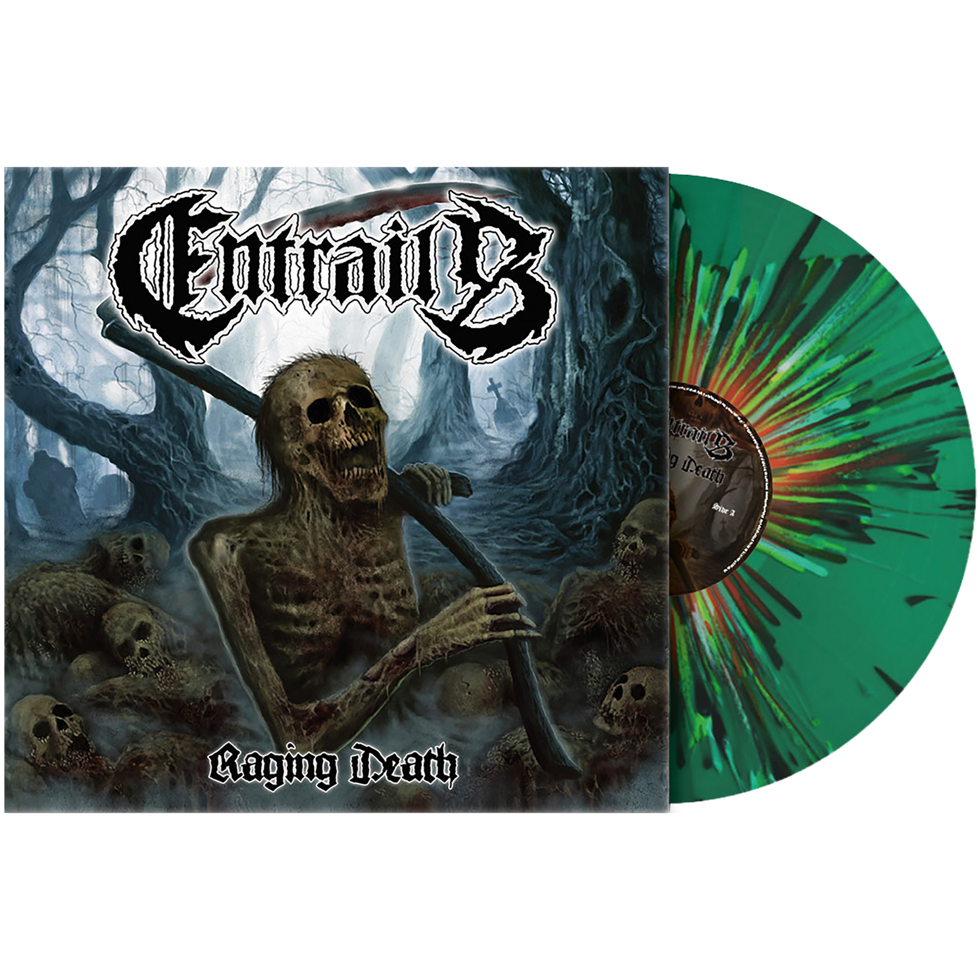 Entrails (Raging Death) Green Splatter Vinyl