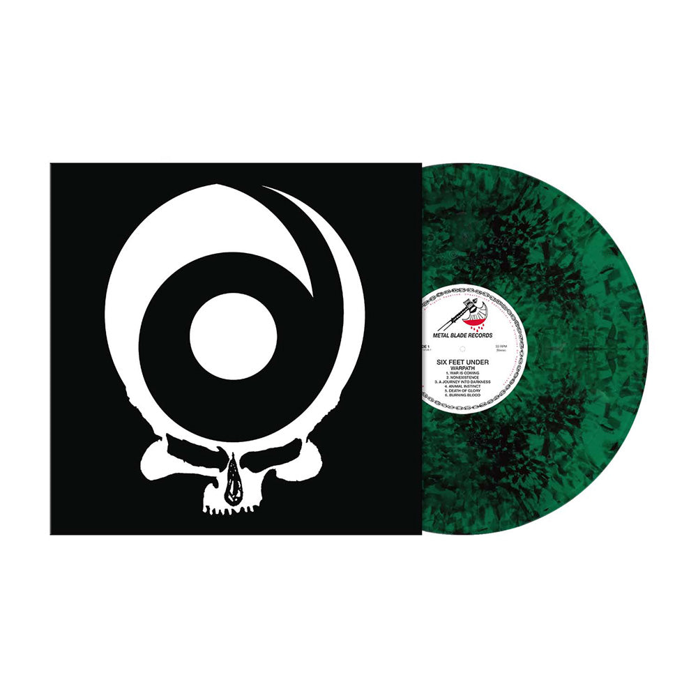 Six Feet Under (Warpath) Green/Black Dust Splatter Vinyl