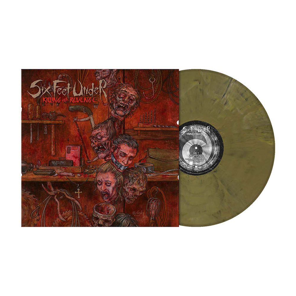 Six Feet Under (Killing for Revenge) Khaki Brown Marbled Vinyl