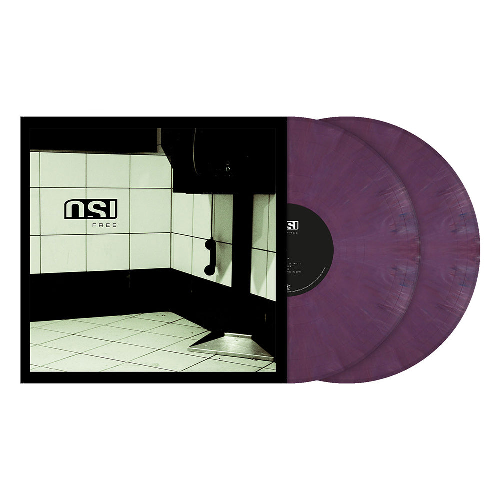 O.S.I. (Free) 2xPurple Red Marbled Vinyl