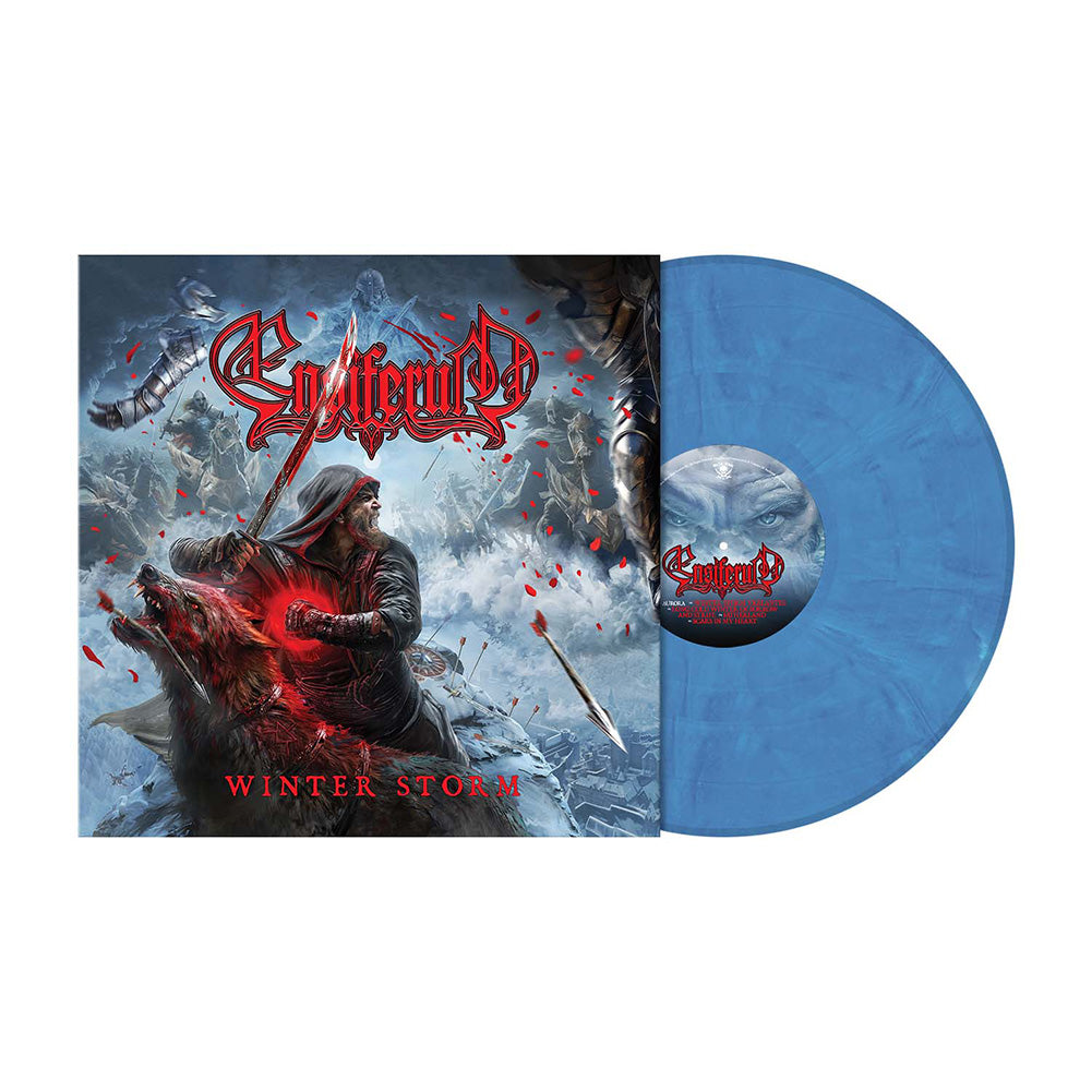 Ensiferum (Winter Storm) Light Blue Ice Marbled Vinyl