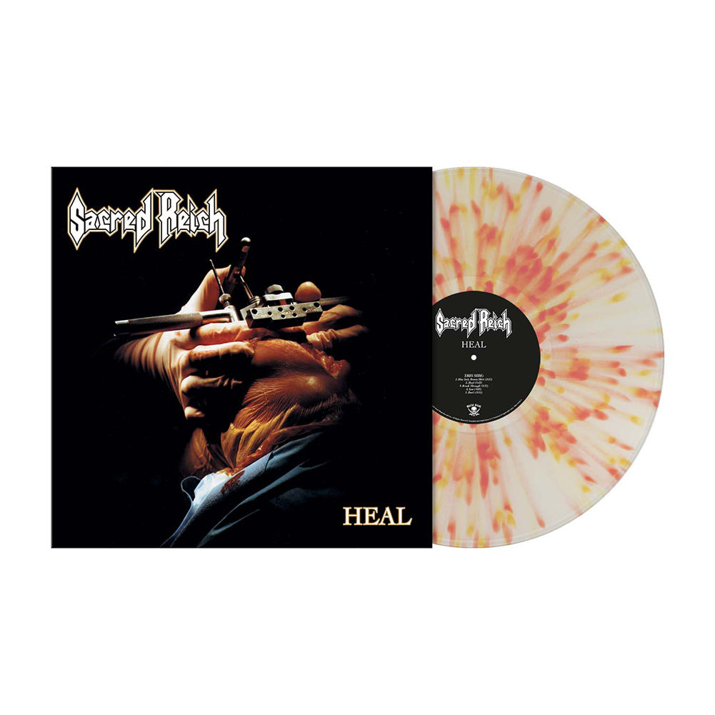 Sacred Reich (Heal) Clear/Red & Yellow Splatter Vinyl