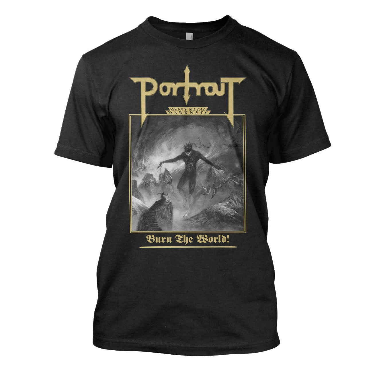 Portrait (Heavy Metal Darkness) T-Shirt 2X