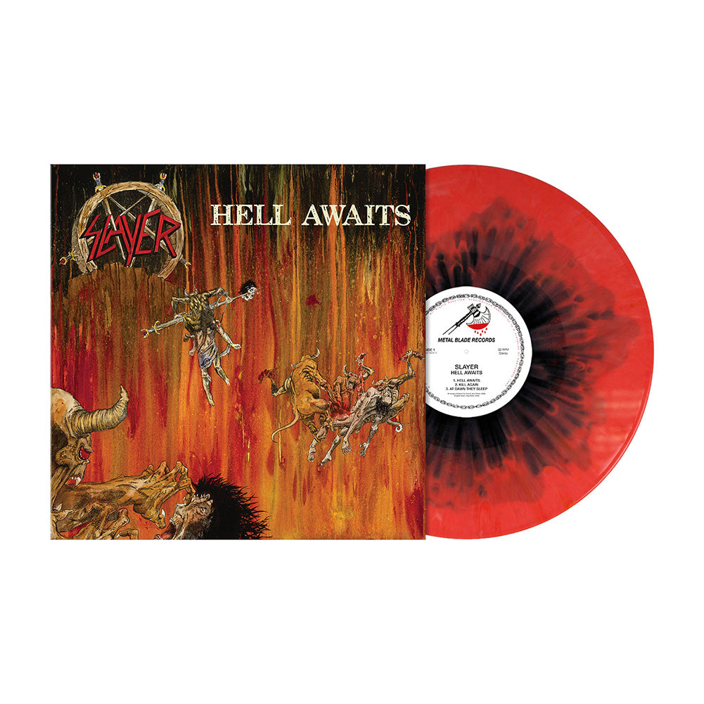 Slayer (Hell Awaits) Red/Yellow/Black Circle Splatter Vinyl