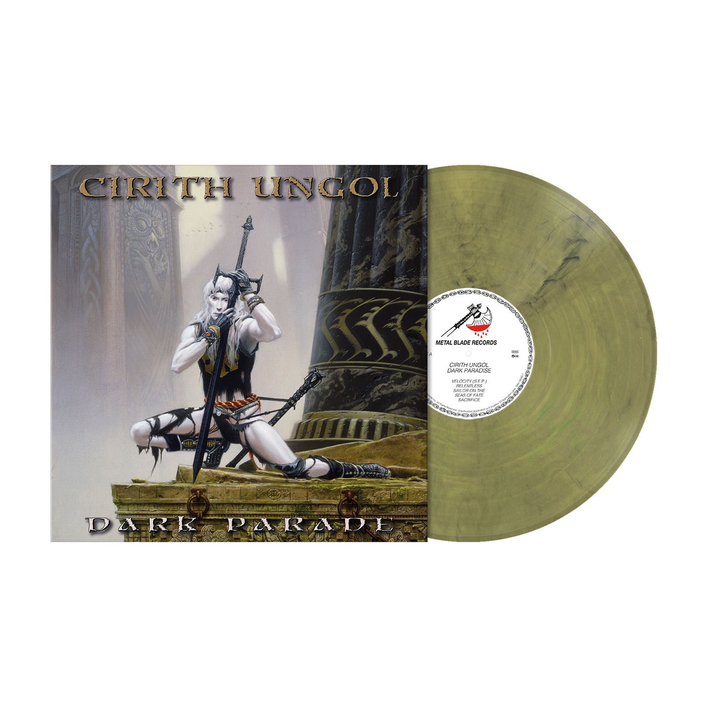 Cirith Ungol (Dark Parade) Olive Green Marbled Vinyl