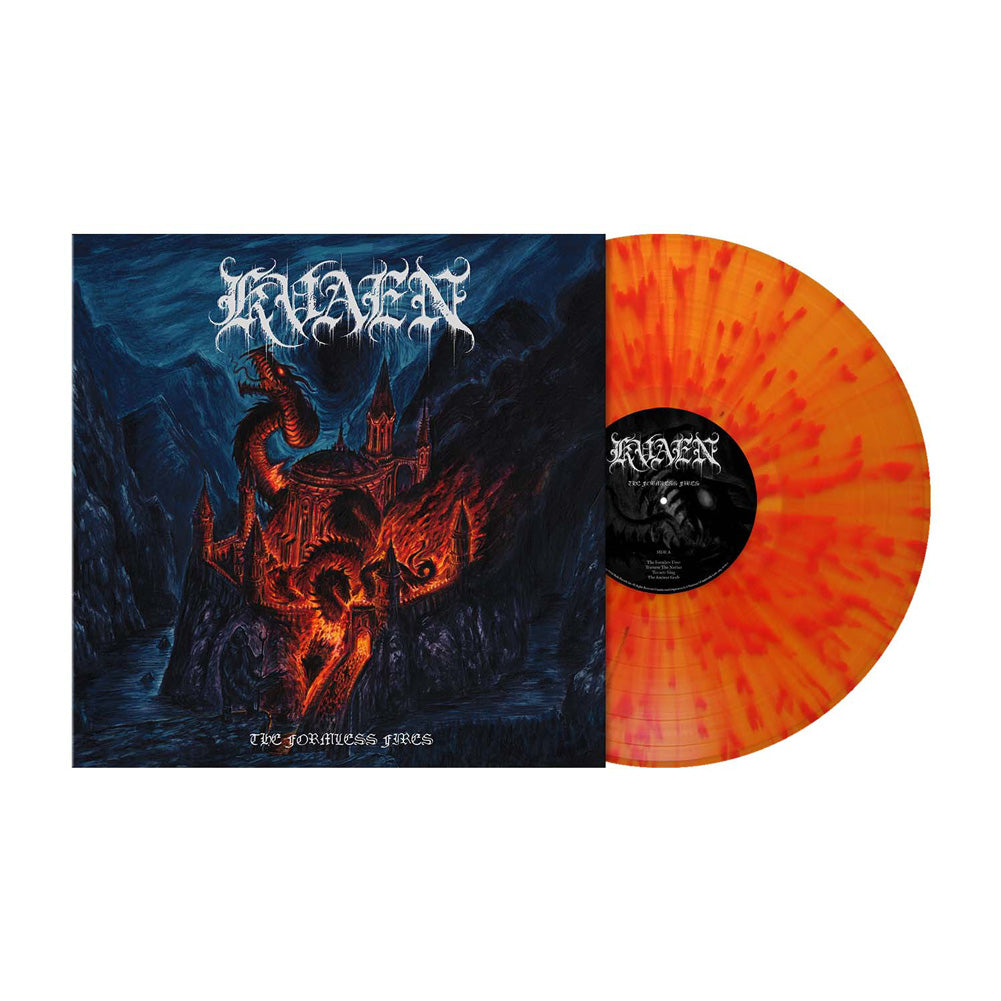 Kvaen (The Formless Fires) Orange Red Splatter Vinyl