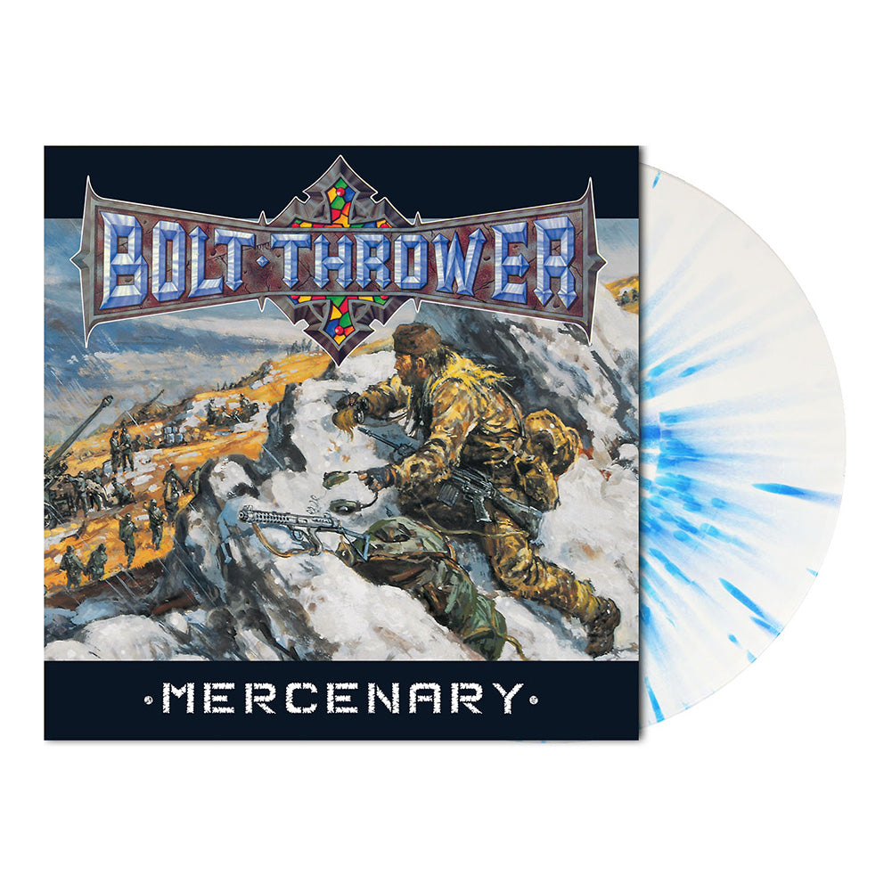 Bolt Thrower (Mercenary) White/Blue Splatter Vinyl