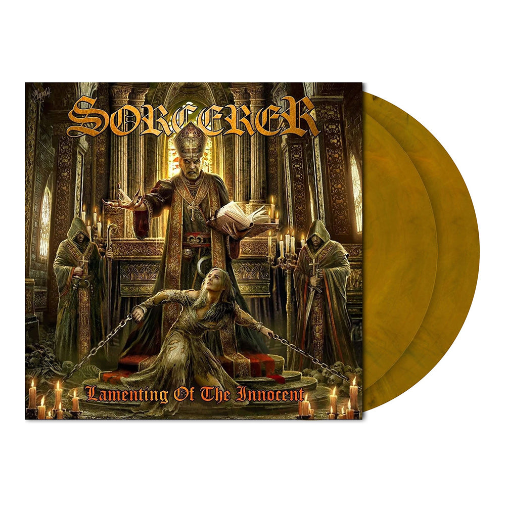 Sorcerer (Lamenting Of The Innocent) 2xOchre Brown Marbled Vinyl