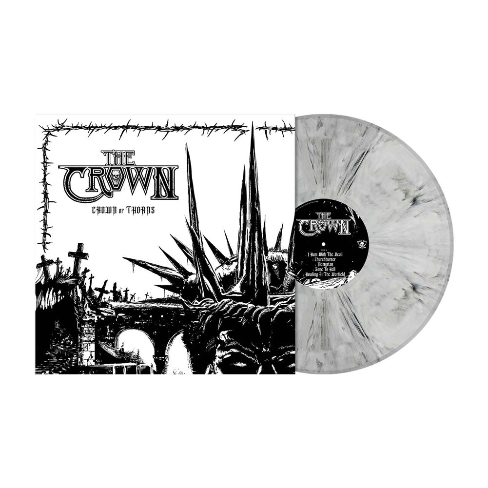 The Crown (Crown of Thorns) White Black Marbled Vinyl