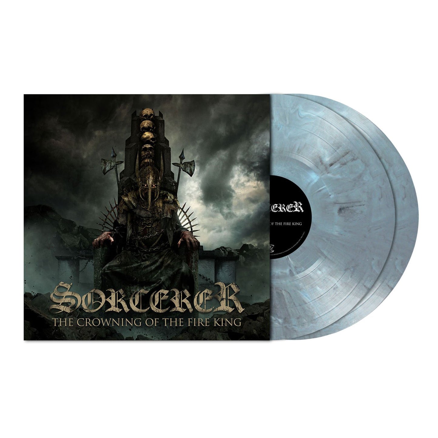 Sorcerer (The Crowning ...) 2xDark Sky Blue/Gray Marbled Vinyl