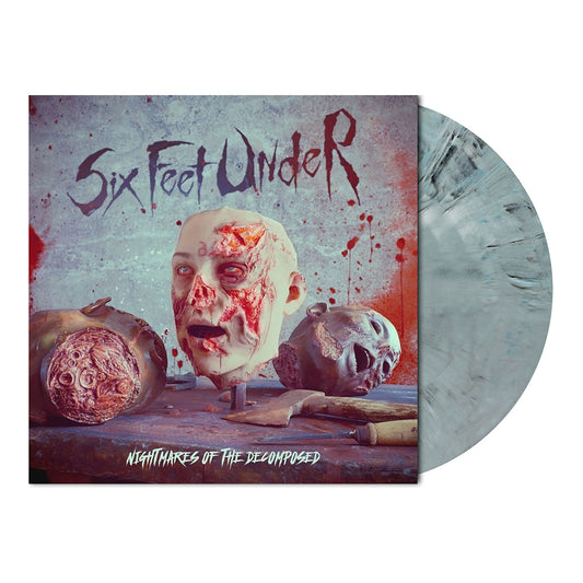 Six Feet Under (Nightmares...) Grey Blue Marbled Vinyl