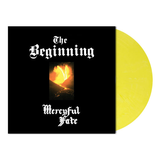 Mercyful Fate (The Beginning) Opaque Flame Yellow Marbled Vinyl