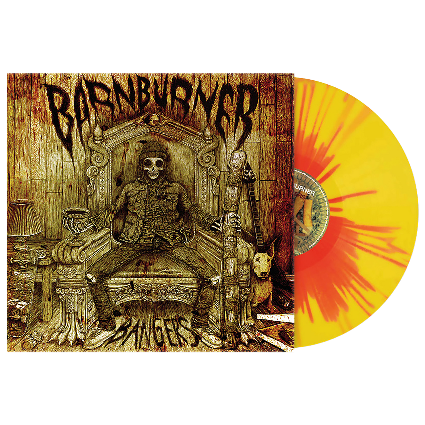 Barn Burner (Bangers) Red Yellow Splatter Vinyl