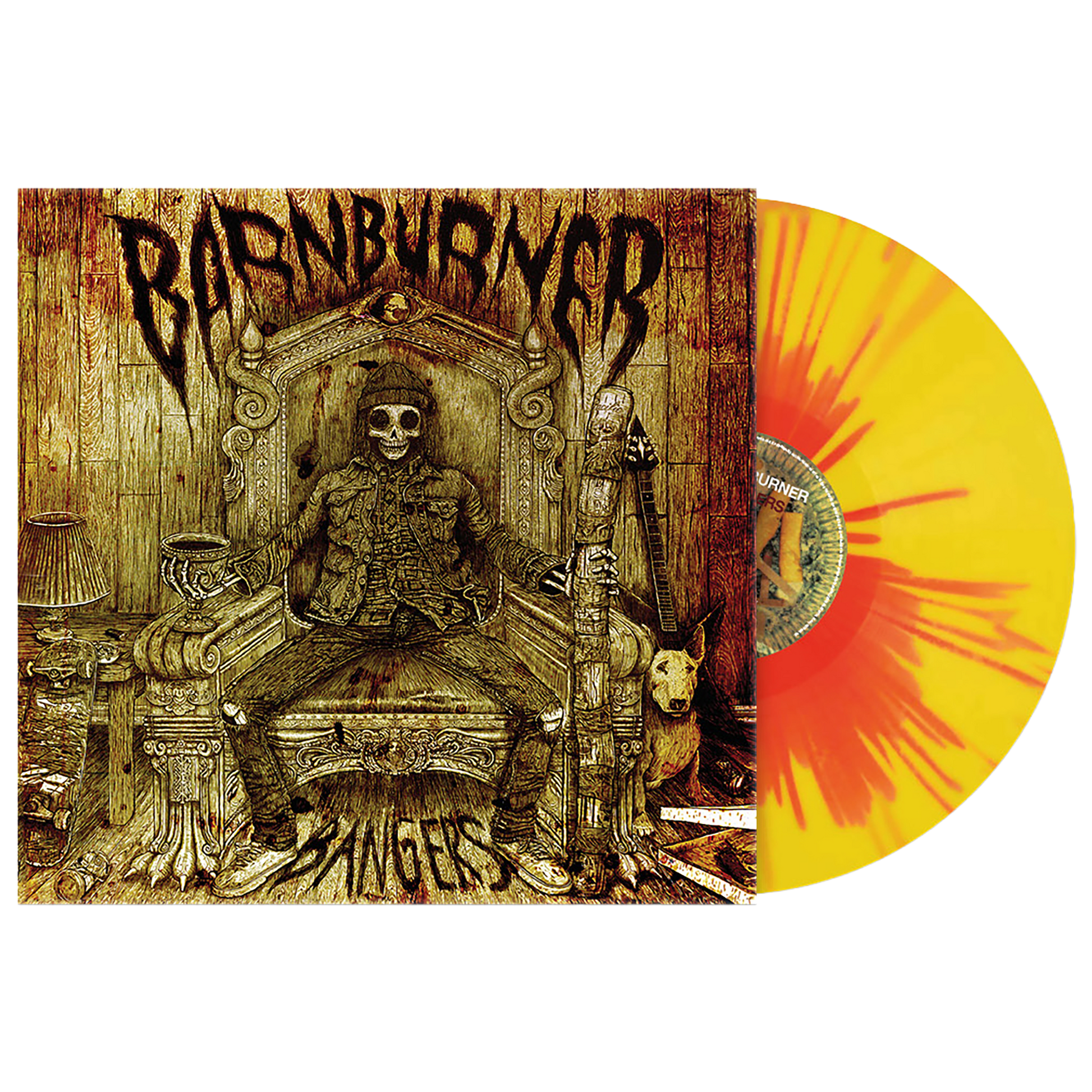 Barn Burner (Bangers) Red Yellow Splatter Vinyl