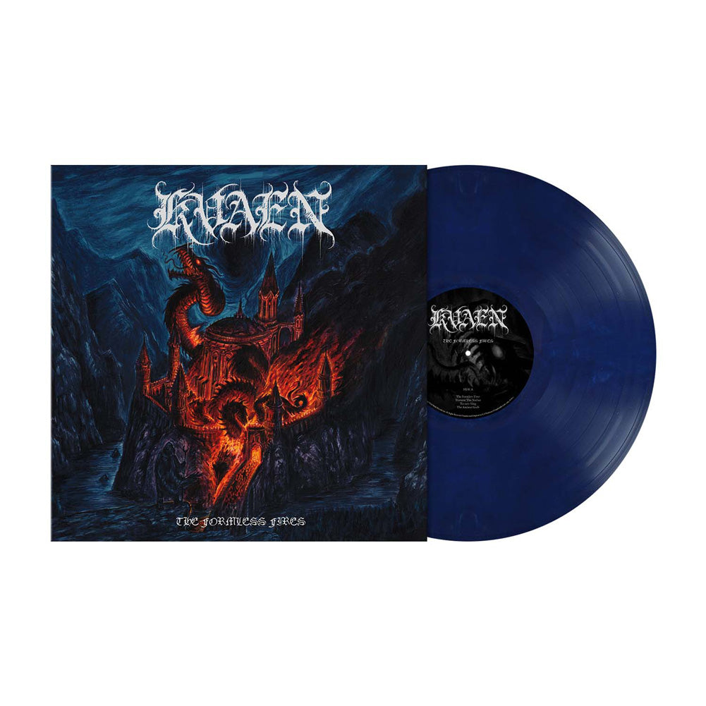 Kvaen (The Formless Fires) Dark Midnight Blue Marbled Vinyl