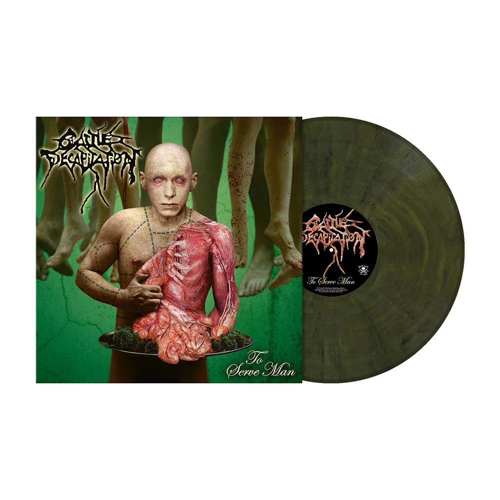 Cattle Decapitation (To Serve Man) Dark Green Marbled Vinyl